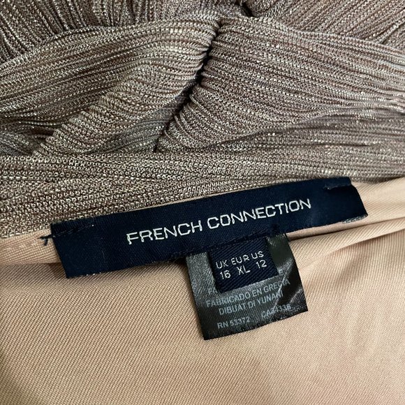 French Connection Marcelle Shimmer Party Dress - Picture 3 of 7